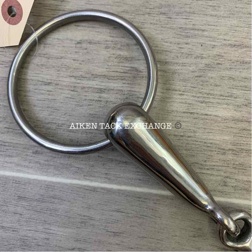 Stubben Single Jointed Hollow Mouth Loose Ring Bit, Brand New, 5"
