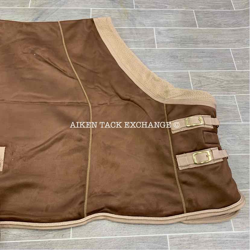 **CLEARANCE** Fenwick Equestrian EquSuede Performance Dress Blanket Cooler, Mocha, 74"