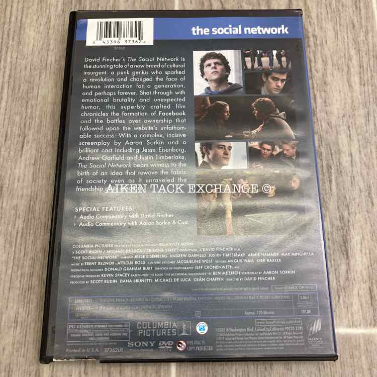 The Social Network DVD