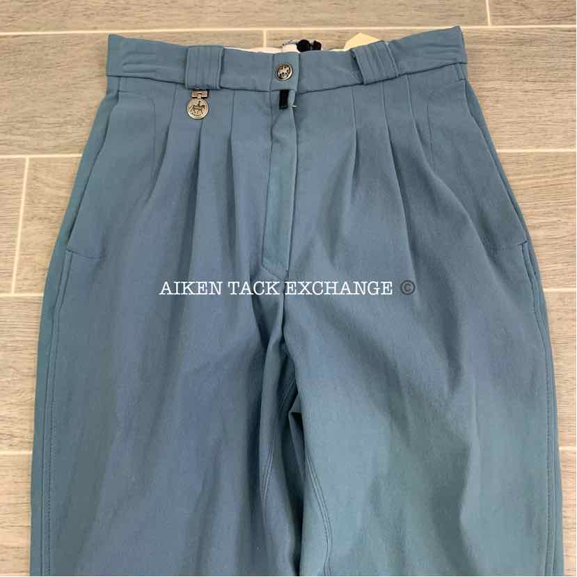 Pikeur Front Zip Knee Patch Breeches, Size 26 L