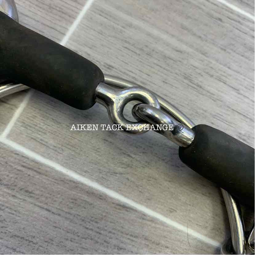 Jacks Dexter Ring Single Joint Rubber Bit 5"