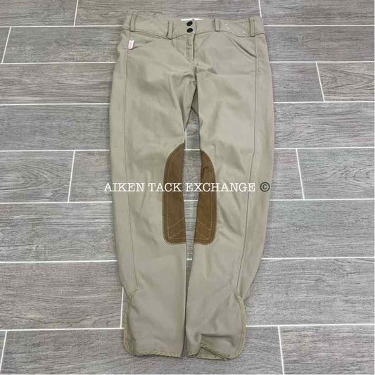 Tailored Sportsman Trophy Hunter Knee Patch Breeches, Size 16