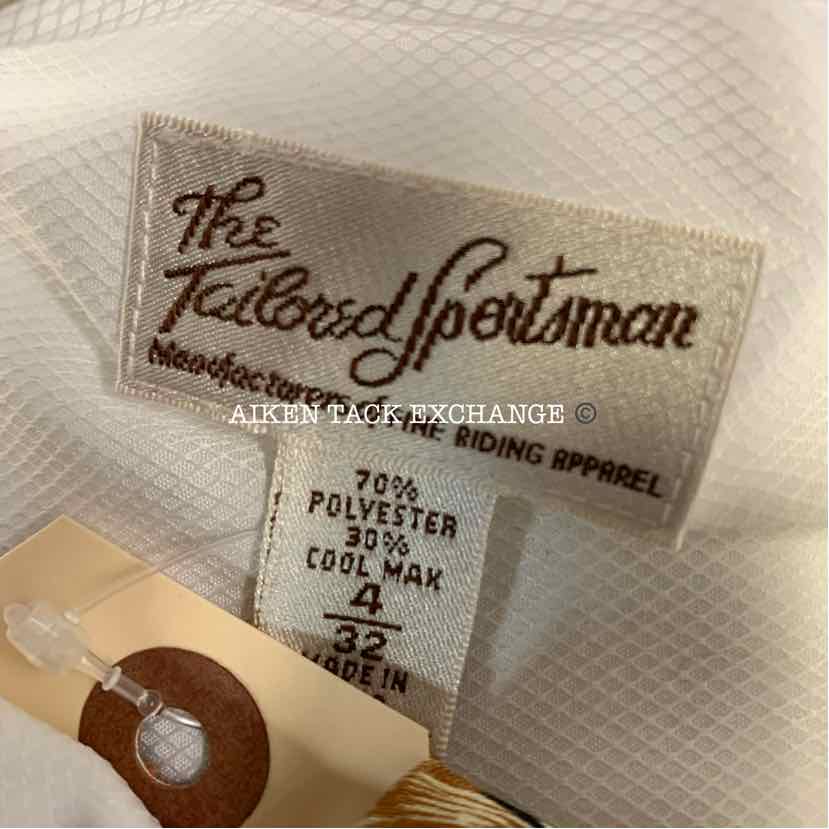 Tailored Sportsman Long Sleeve Show Shirt, Size 4/32