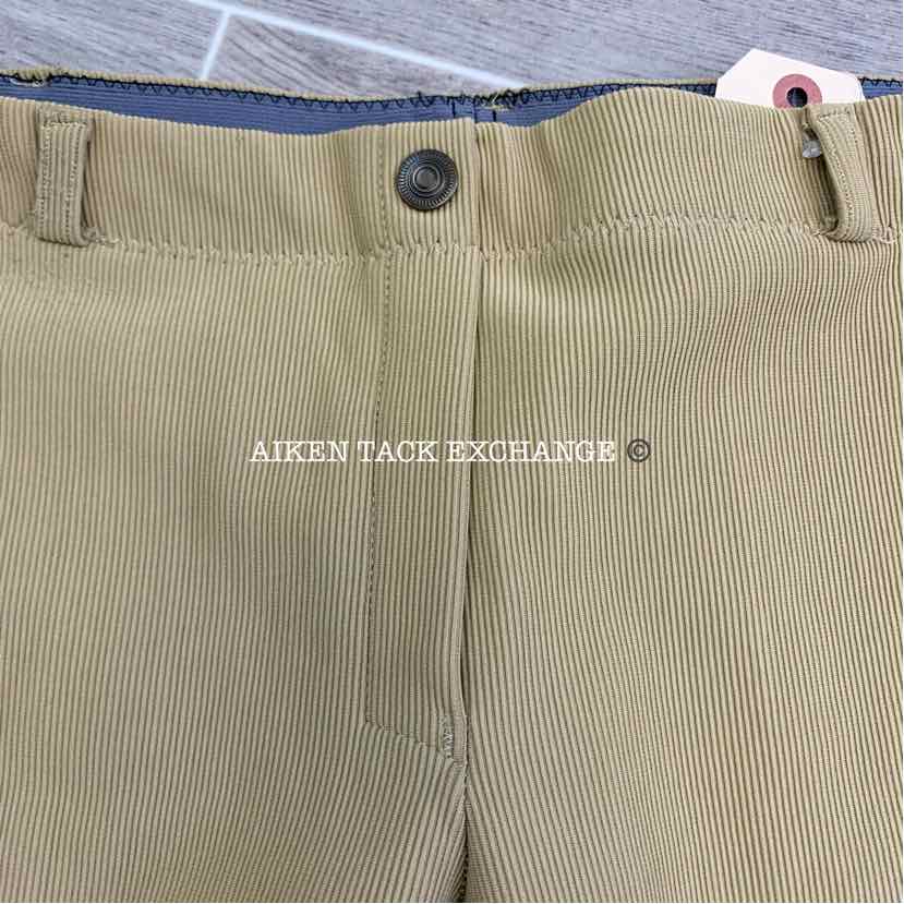 TuffRider Low Rise Pull On Knee Patch Breeches, Size 34