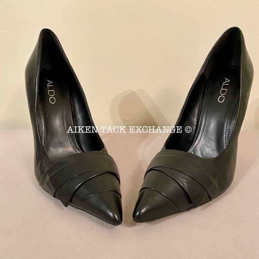 Women's 8, Aldo Pointed Toe Stiletto Heel Pumps, Black:Arielle's Wardrobe: Footwear:Aldo:The Aiken Tack Exchange