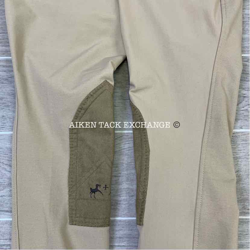 Champion Knee Patch Breeches, Children's 16 - Tan
