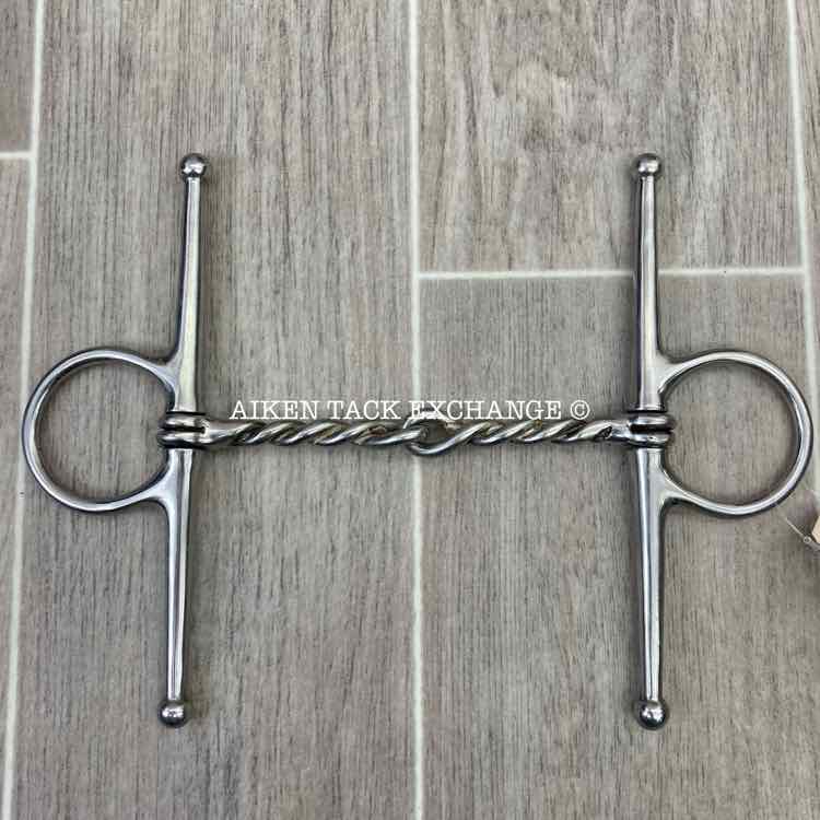 5" Full Cheek Single Jointed Twisted Wire Bit