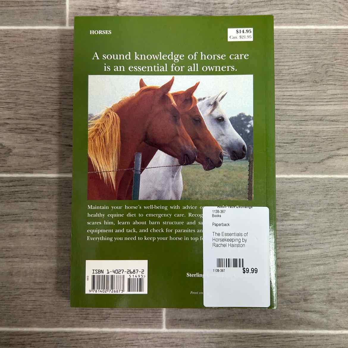 The Essentials of Horsekeeping by Rachel Hairston
