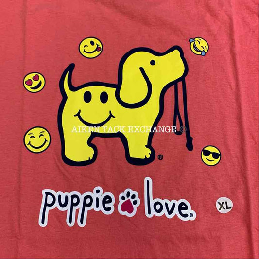 Puppie Love Cotton T Shirt, Size XL (Unisex)