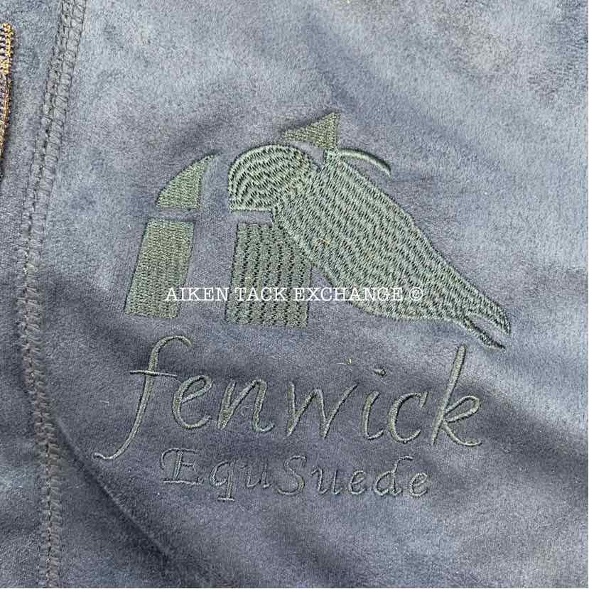 **CLEARANCE** Fenwick Equestrian EquSuede Performance Dress Blanket, Blue, 74"