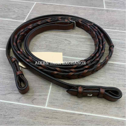Flat Laced Reins 64"