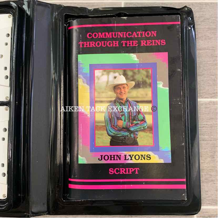 Communication Through the Reins by John Lyons, 4 Cassette Tapes
