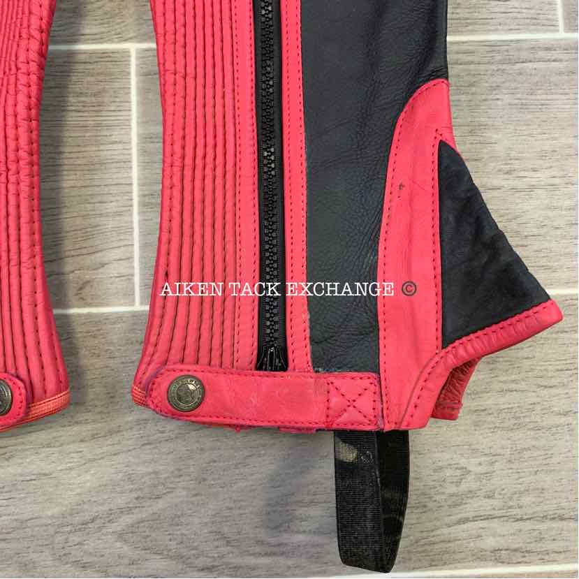 Shires Leather Half Chaps, Child's Large