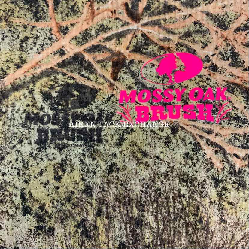 Mossy Oak Mossy Brush Camo Camouflage Short Sleeve T-Shirt, Size L, Brand New