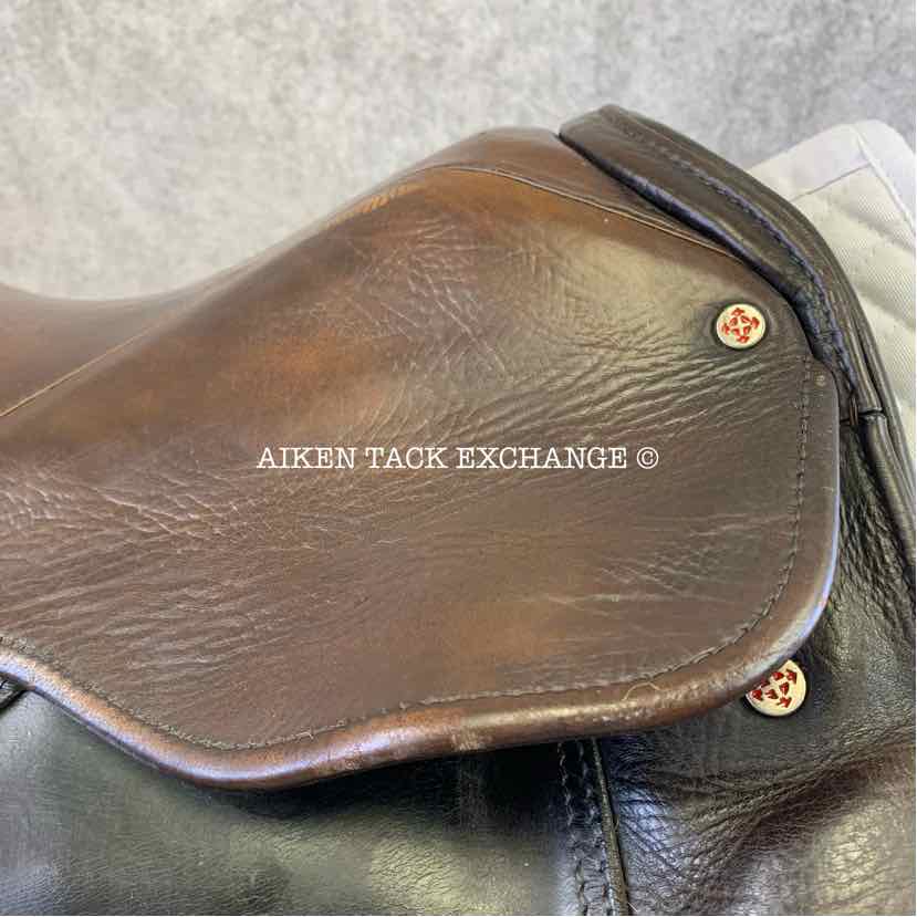 Courbette Charles De Knuffy DII Dressage Saddle, 16.5" Seat, 31 Tree - Medium Wide/Wide, Wool Flocked Panels