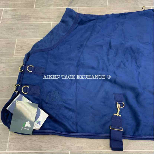 **CLEARANCE** Fenwick Equestrian EquSuede Performance Dress Blanket, Blue, 66"