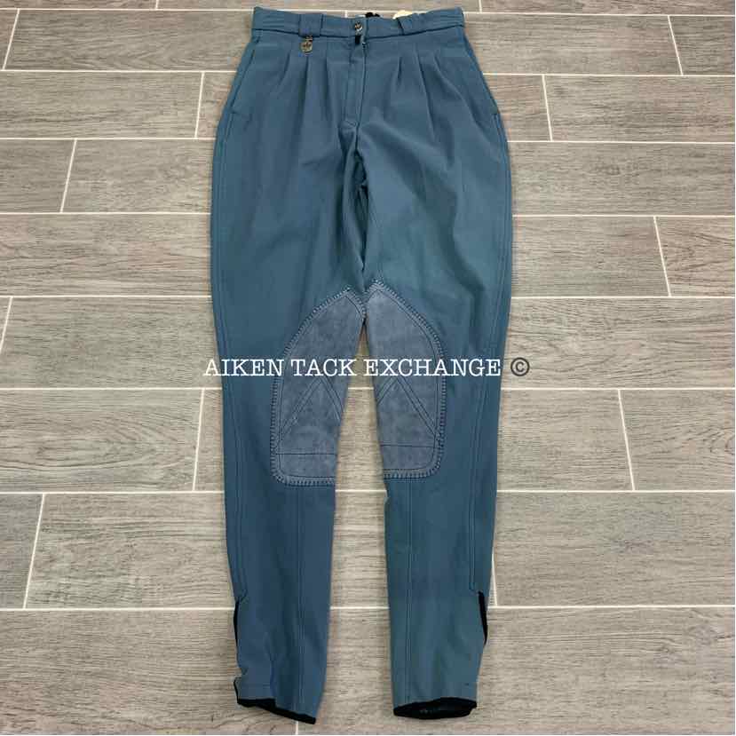 Pikeur Front Zip Knee Patch Breeches, Size 26 L