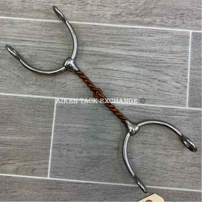 Single Joint Copper Twisted Wire Sliding Gag Bit 5"