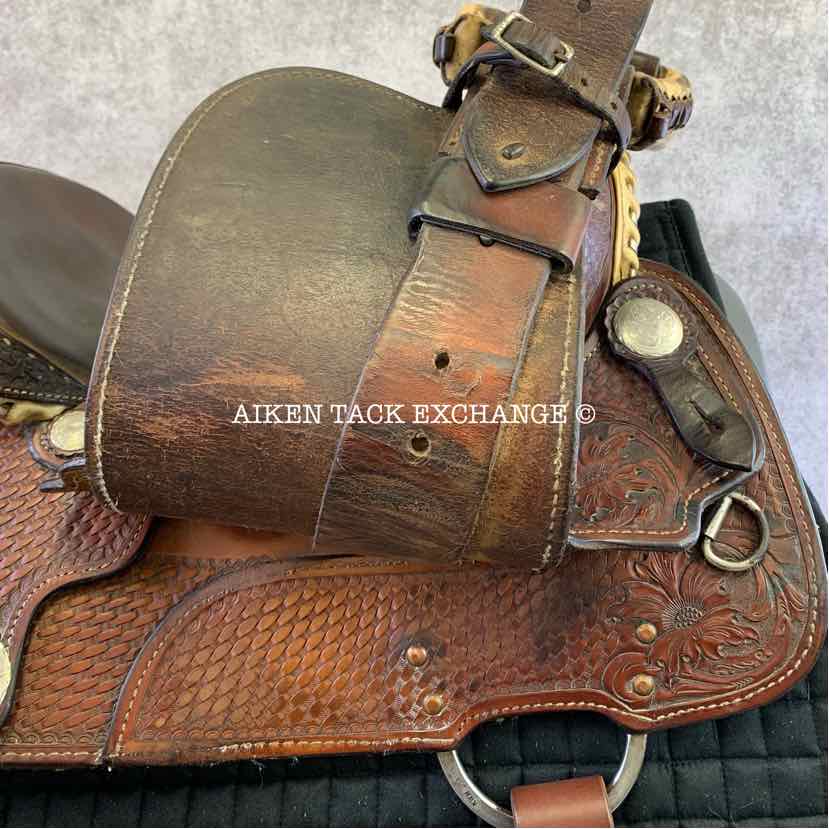 Billy Cook 900 Longhorn Superstars Western Saddle, 14.5" Seat, Wide Tree - Full QH Bars