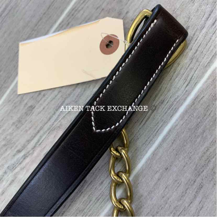 Gatsby Leather Lead with 30" Chain
