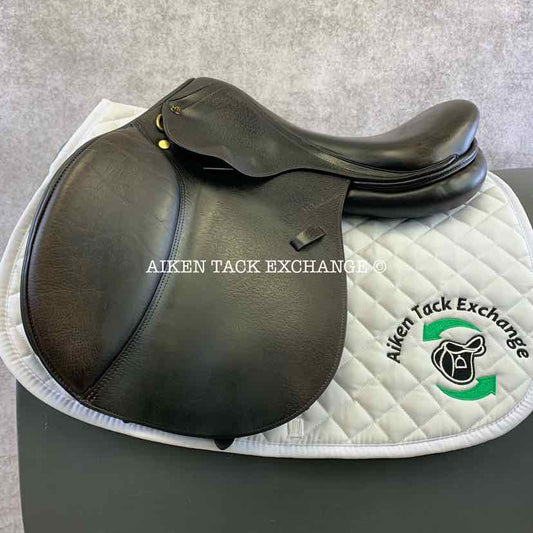 **SOLD** Marcel Toulouse Annice Close Contact Jump Saddle, 16.5" Seat, Medium Wide Tree, Foam Panels