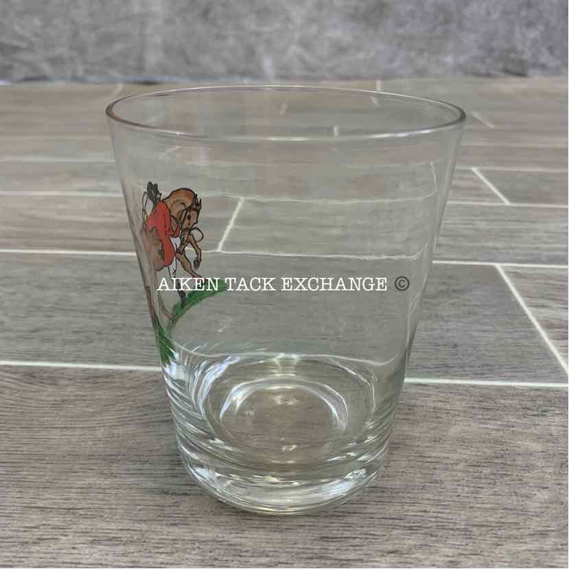 Hunt Scene Old Fashion Glass