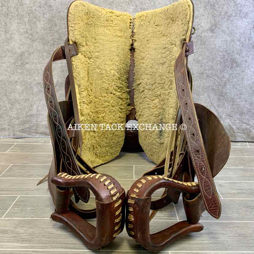 McCloskey Saddle Co. Western Saddle, 16" Seat, Regular Tree - Semi QH Bars