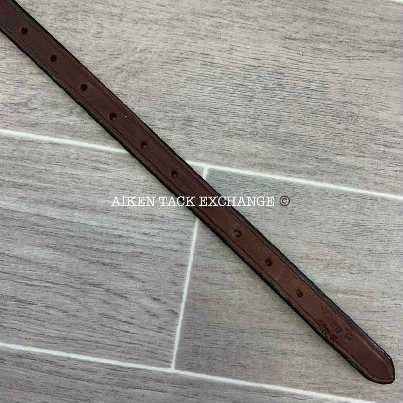 Harness Leather Neck Strap with Solid Brass (add nameplate: $5.00)