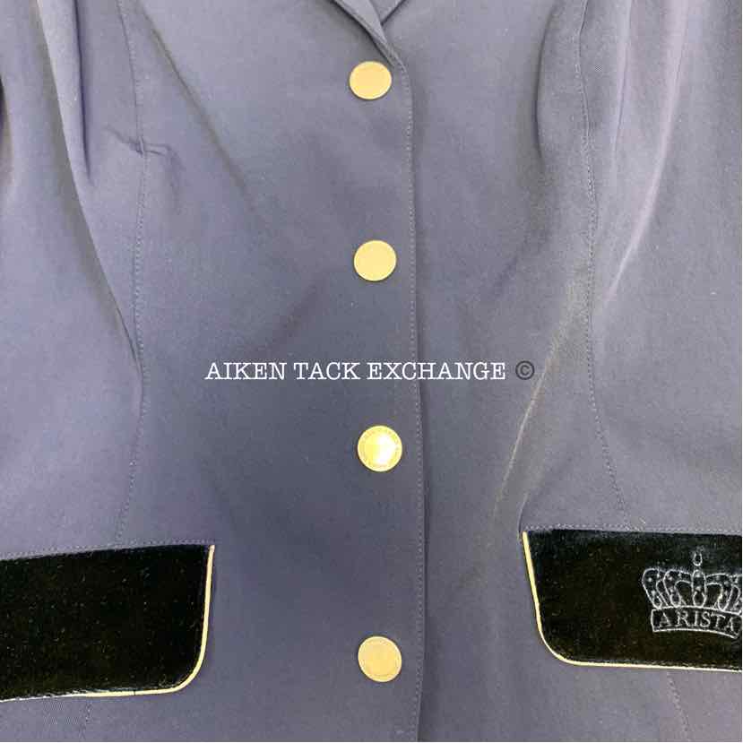 Arista Modern Dressage Show Coat w/ Inside Zipper, Size Large