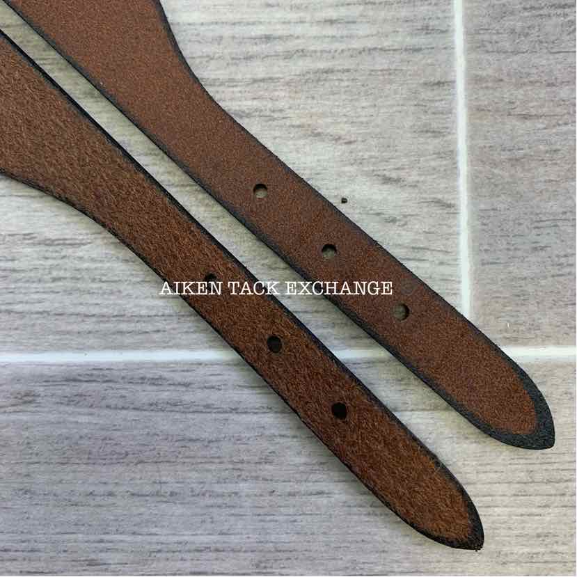 Weaver Bridle Leather Flared Fender Hobbles, 1 Pair, Dark Mahogany