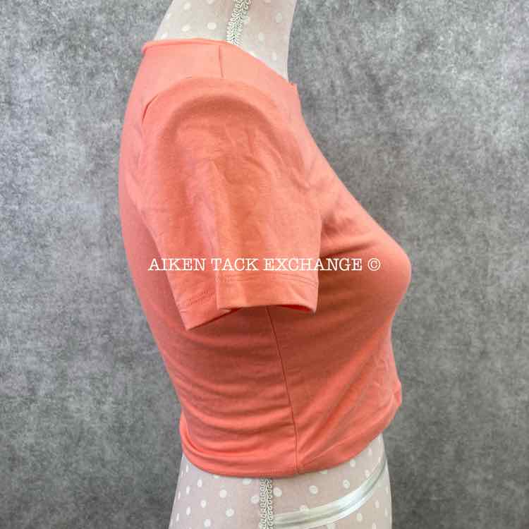 Women's Medium Brilliant Peach Top by Wild Fable