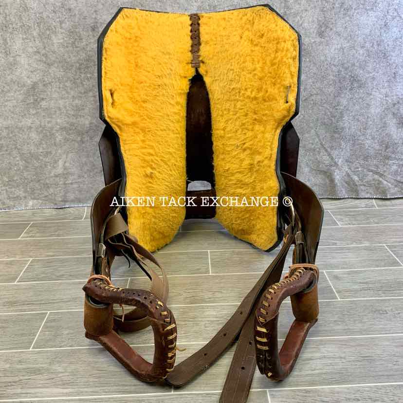 **SOLD** Circle J Barrel Racing Western Saddle, 16" Seat, Wide Tree - Full QH Bars, Comes with Bridle & Breastplate