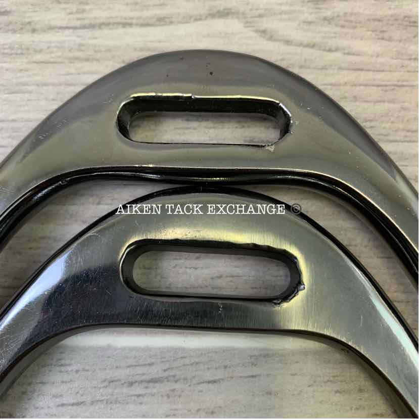 Plated Light Weight Exercise Race Stirrup Irons 3"