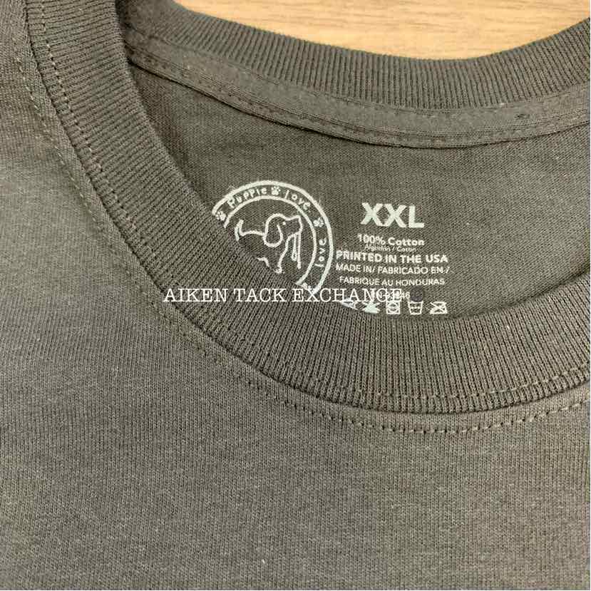 Puppie Love Cotton T Shirt, Size XXL (Unisex)