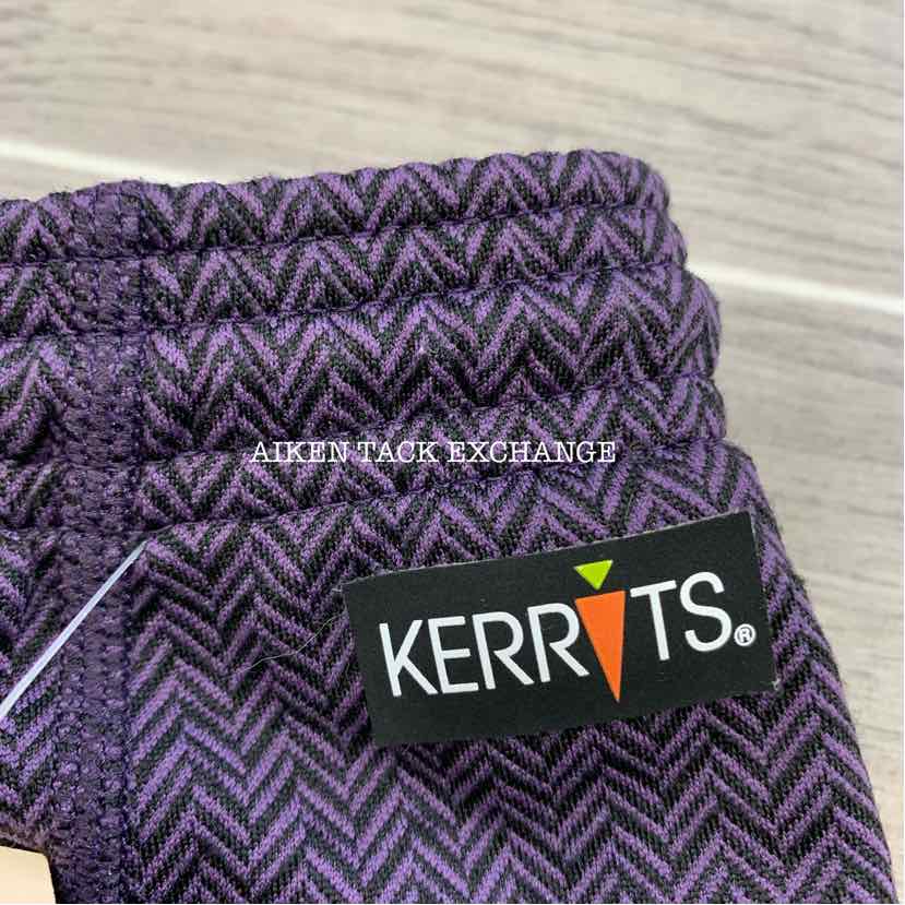 Kerrits Fleece Lite Knee Patch Tights, Size Medium
