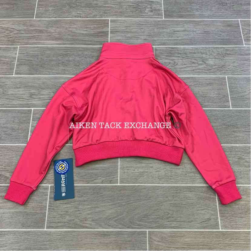 Romfh Cozy Crop Mock Long Sleeve Top/Sweater, Size Small