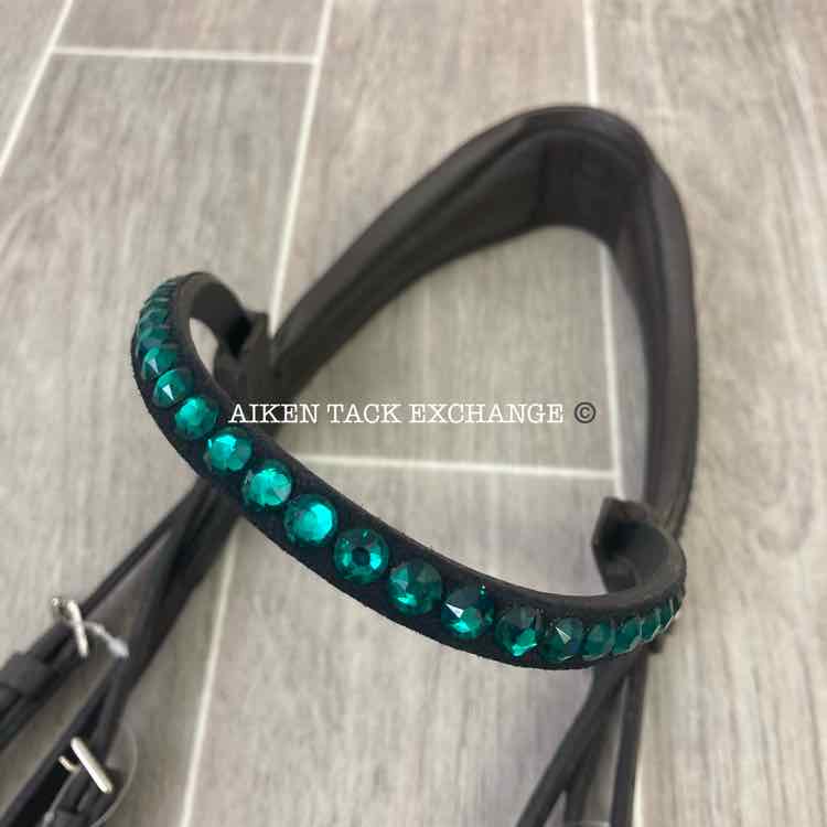 Stubben Switch Bridle w/ MagicTack Browband & Matching Reins, Full
