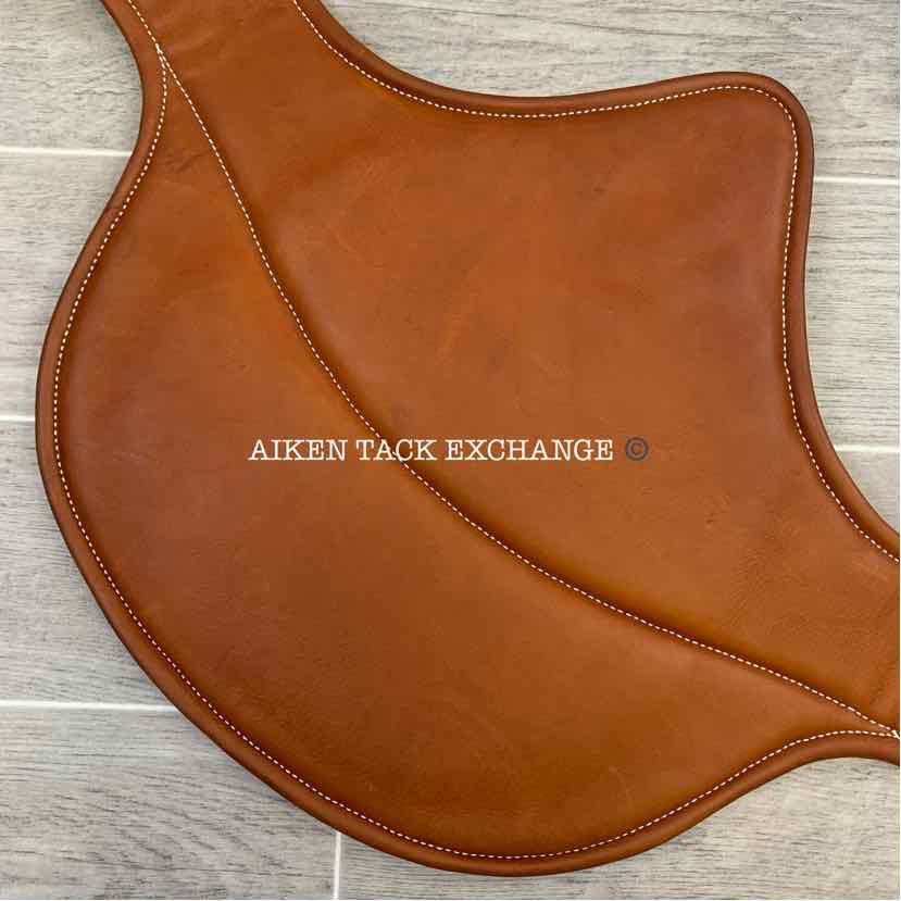 Butet Ergonomic Belly Guard Stud Girth, Brown, 50", Brand New