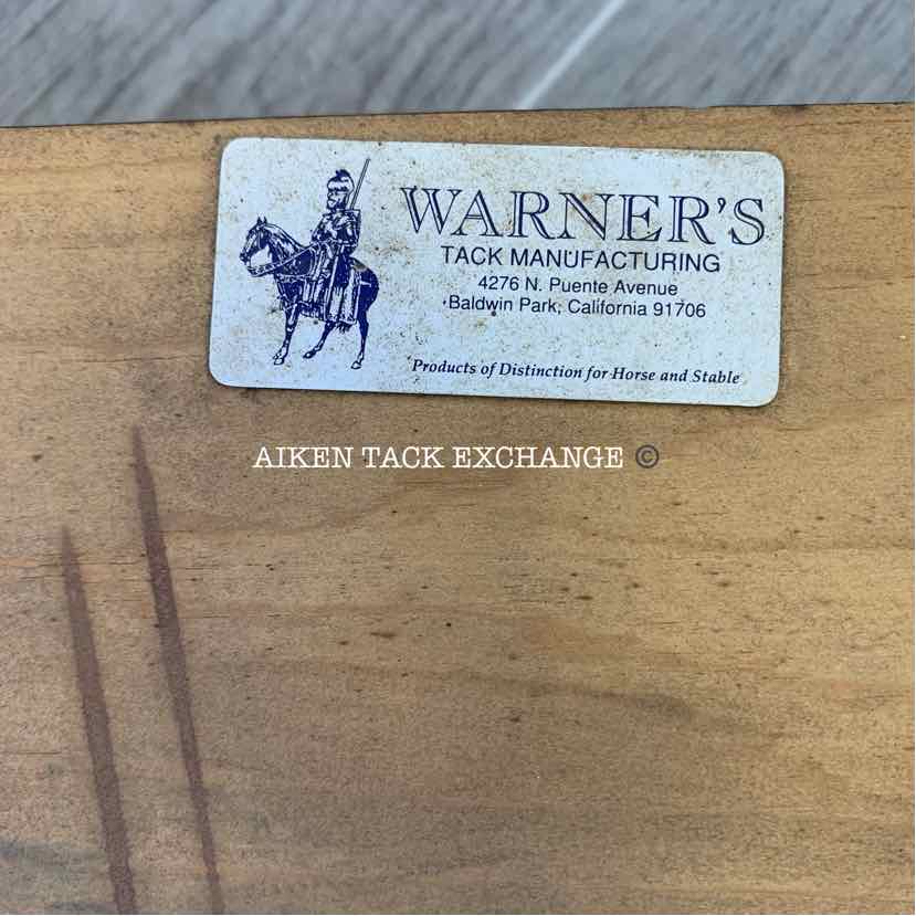 Warner's Tack Manufacturing Wood 6 Bridle Saddle Rack