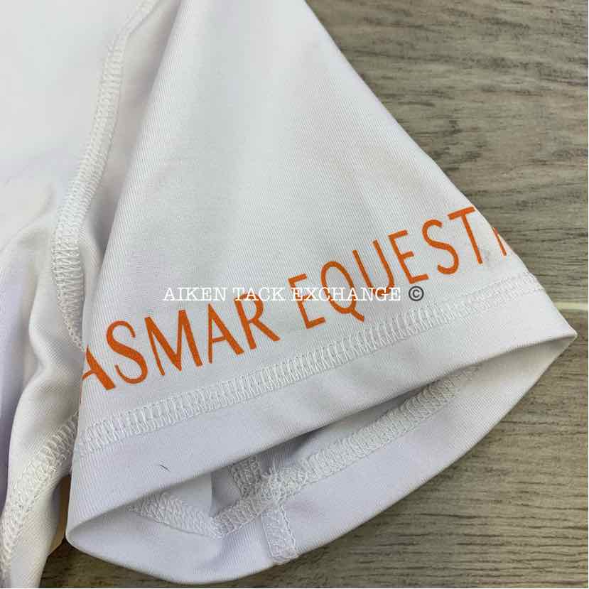 Asmar Equestrian Short Sleeve Polo Top, Size X-Small