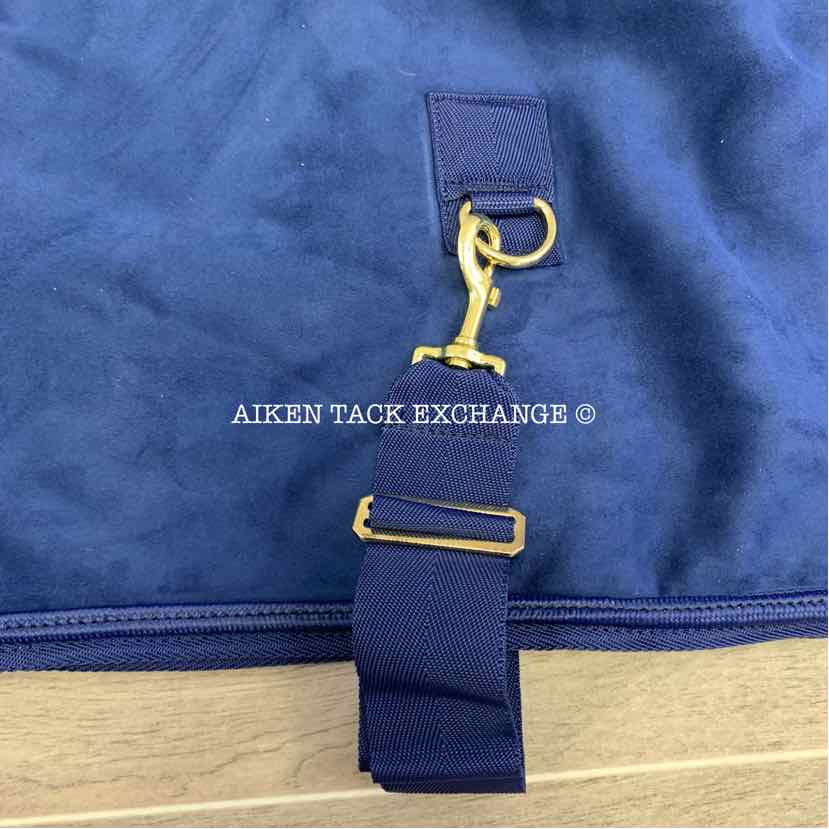 **CLEARANCE** Fenwick Equestrian EquSuede Performance Dress Blanket, Blue, 74"
