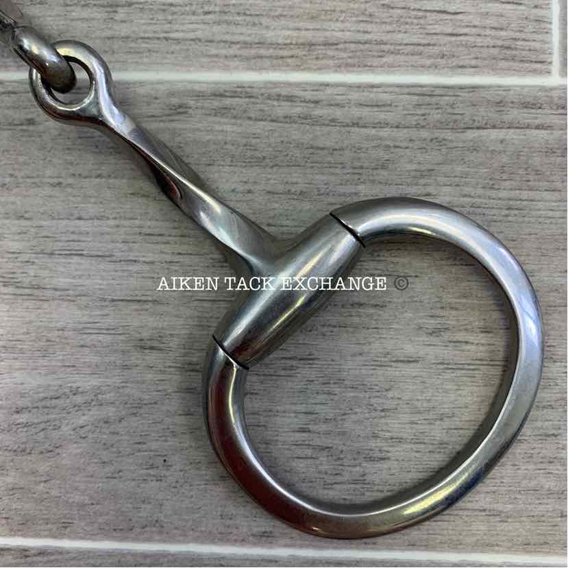 Single Joint Slow Twist Eggbutt Bit, 5.5"