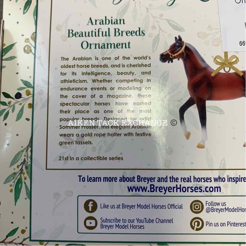 Breyer Arabian Beautiful Breeds Ornament