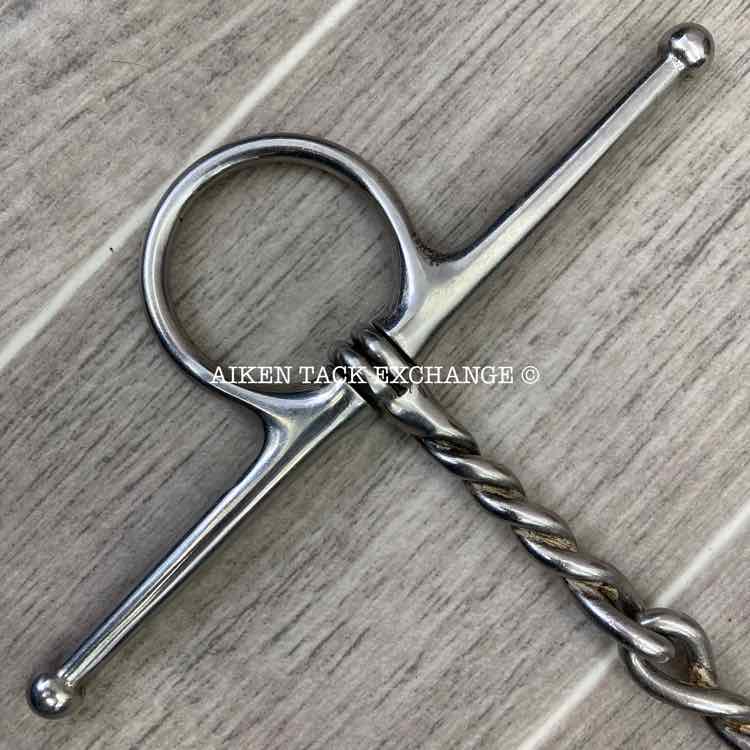 Twisted Wire Single Joint Full Cheek Bit 5"