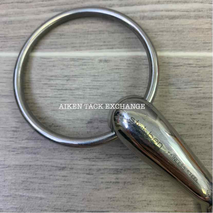 Stubben Single Jointed Hollow Mouth Loose Ring Bit, Brand New, 5.25"
