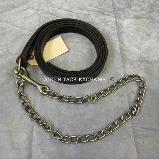 Leather Lead w/ Chain