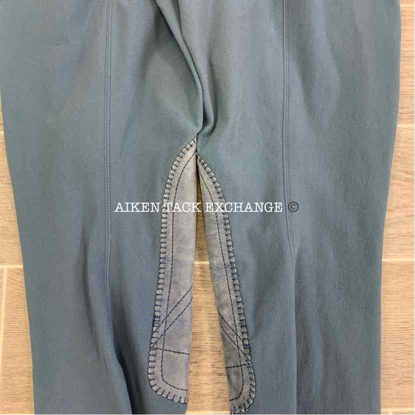 Pikeur Front Zip Knee Patch Breeches, Size 26 L