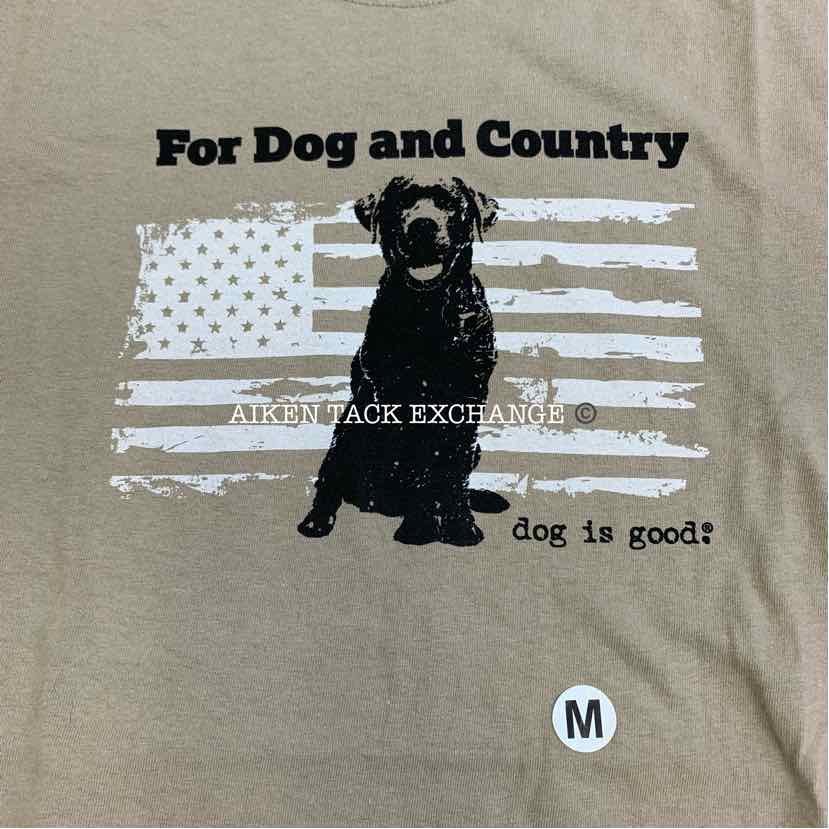 Dog is Good Cotton T Shirt, Size M (Unisex)