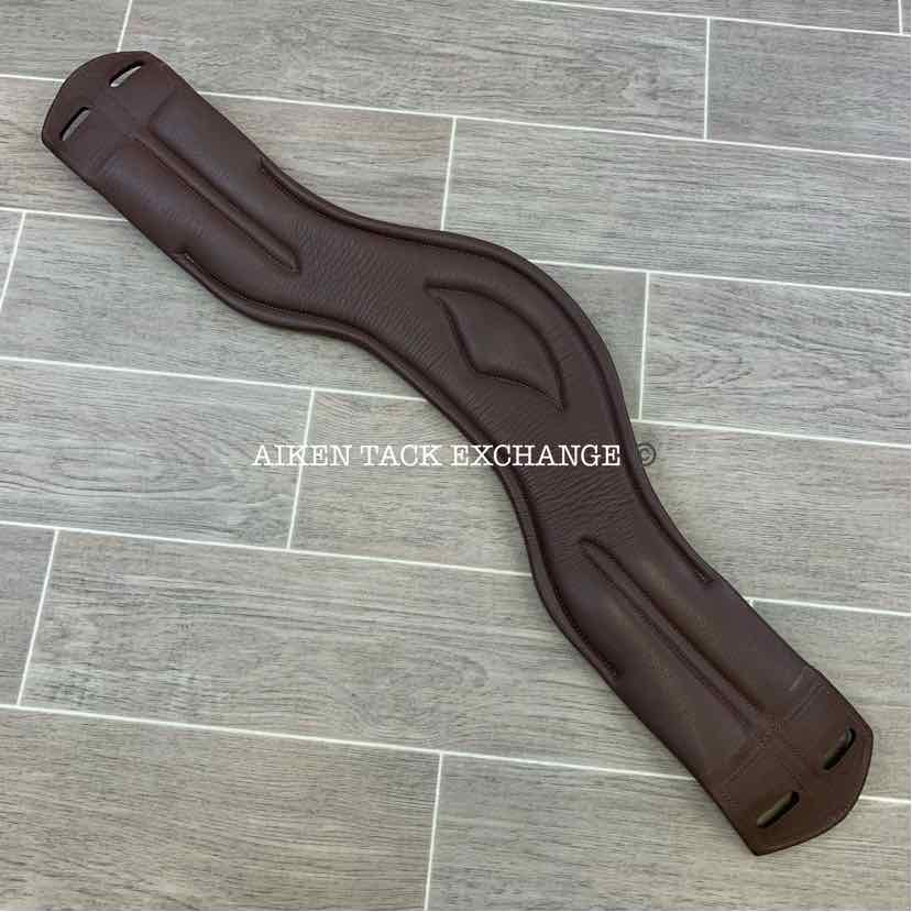 KL Select Red Barn Balance Anatomic Shoulder Relief Dressage Girth, Brown, 24"