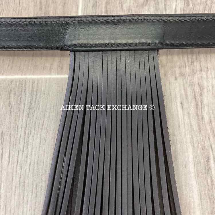 15" No Fly Zone Browband, Black Leather